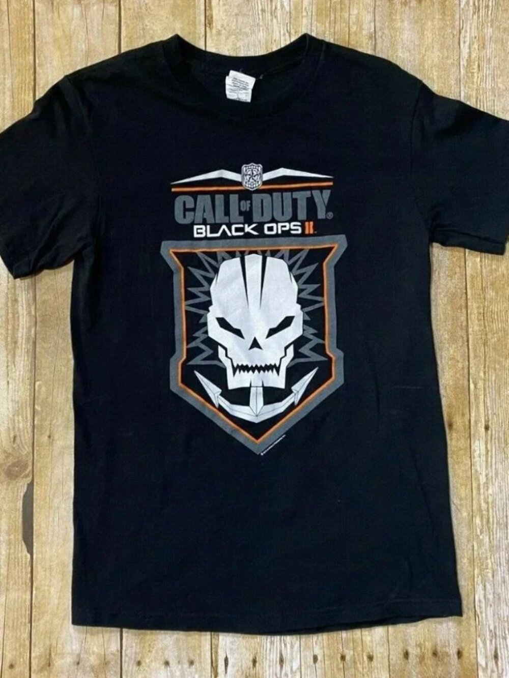 Call of Duty Shirt 2012 Promo Tee Men S Black Ops II Delta Pro Weight